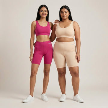 Organic Bamboo Azo free Shorties for Women-pack of 2 - Color 3