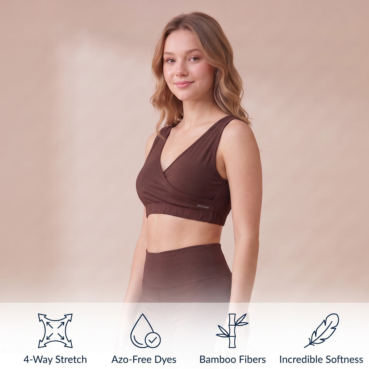 Organic Bamboo Azo free Lounge Brazier for Women - Pack of 2