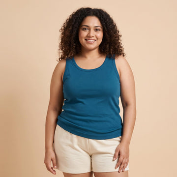Organic Bamboo Azo free Plus Size Tank Top for Women - Pack of 2