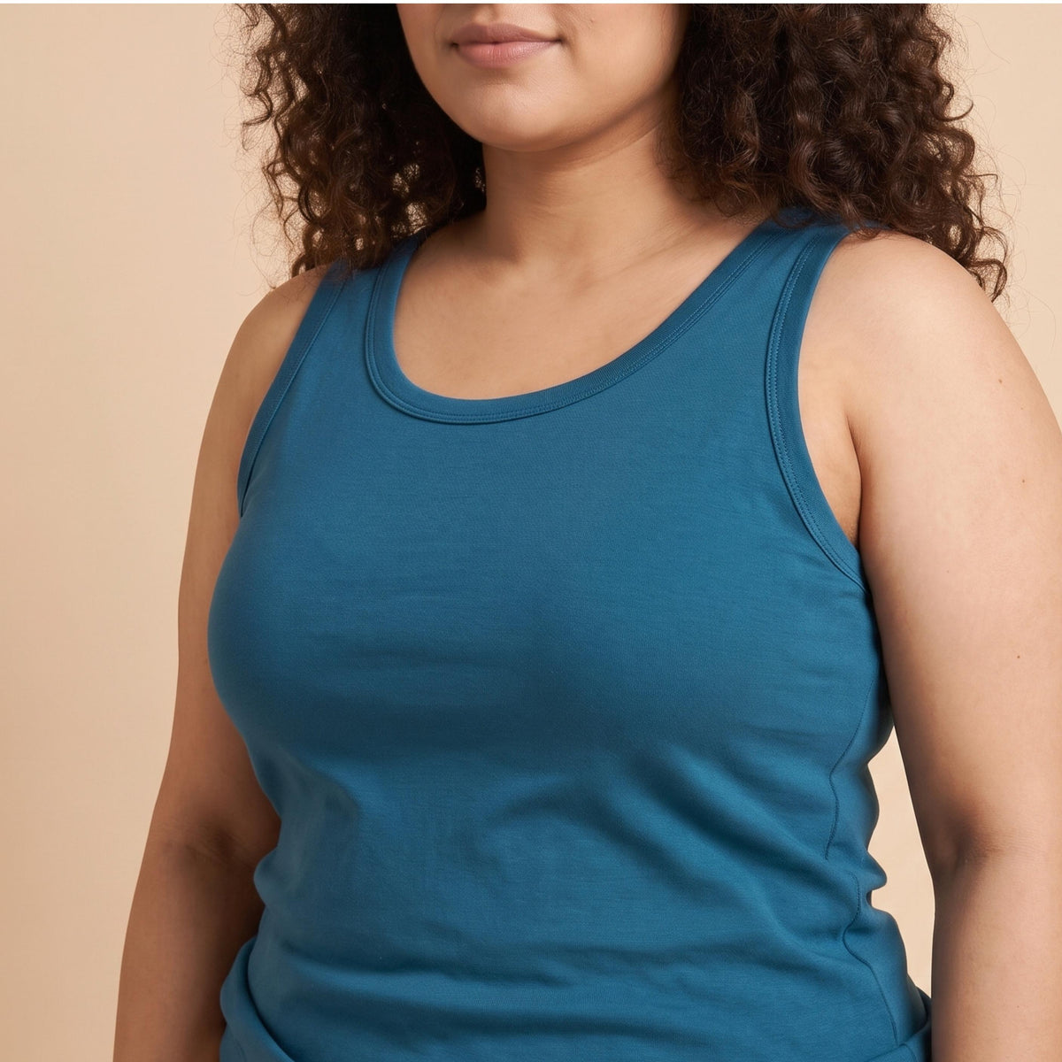 Organic Bamboo Azo free Plus Size Tank Top for Women - Pack of 2