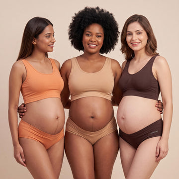 Organic Bamboo Azo free Maternity Panties for Women-pack of 3