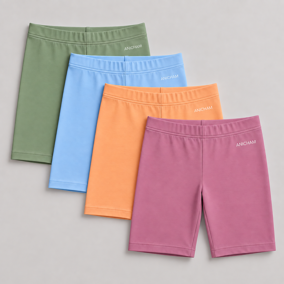Organic Bamboo Azo free Kids Inner Shorties - Pack of 4