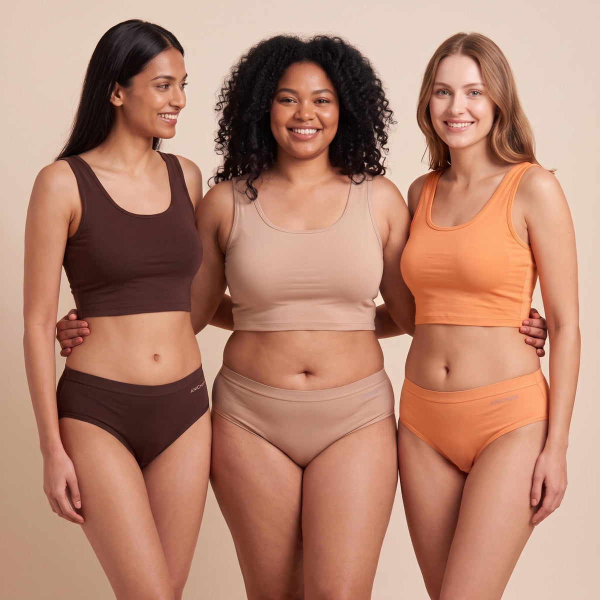 Organic Bamboo Azo free Hipster Panties for Women-pack of 3