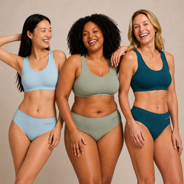 Organic Bamboo Azo free Hipster Panties for Women-pack of 3