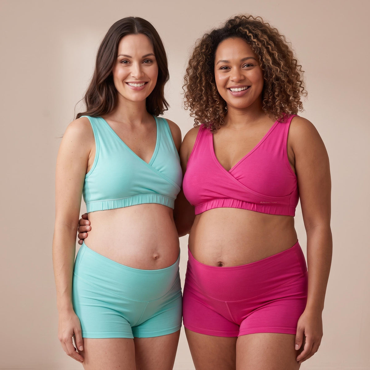 Organic Bamboo Azo free Feeding Brazier for Women - Pack of 2