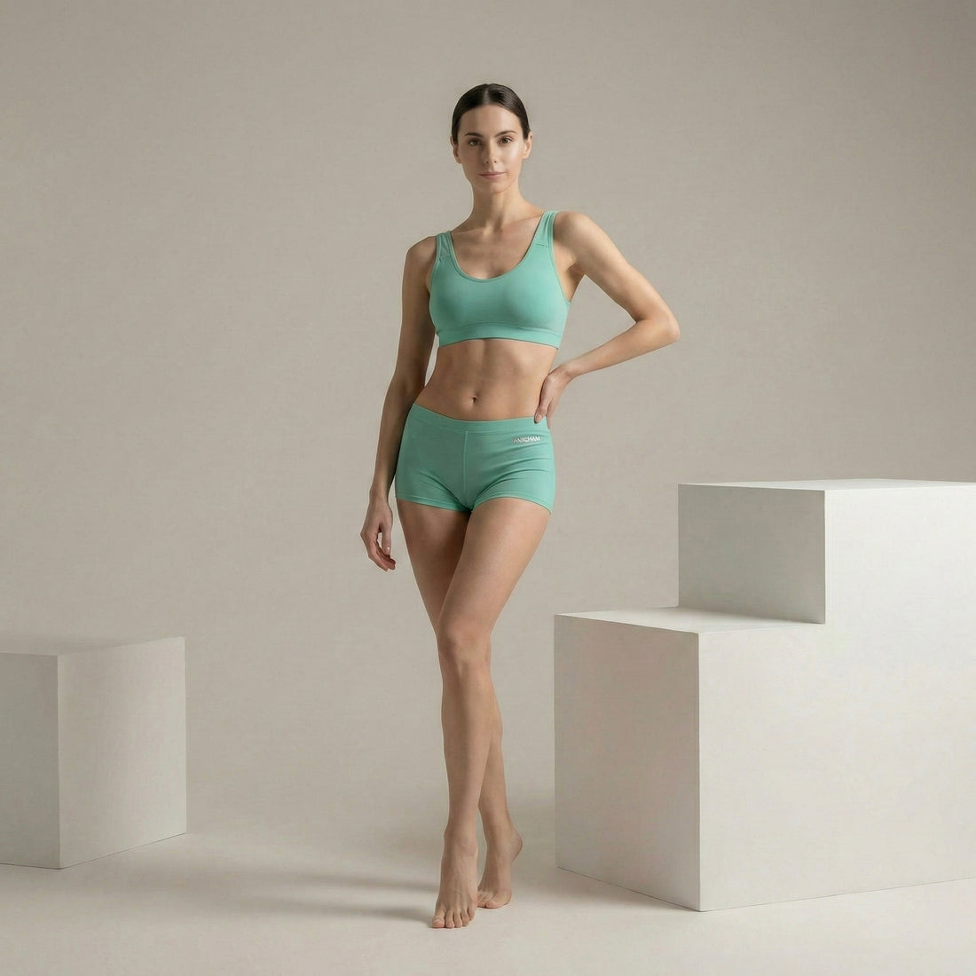 Organic Bamboo Azo free  Boy shorts for Women-pack of 3 - Color 2