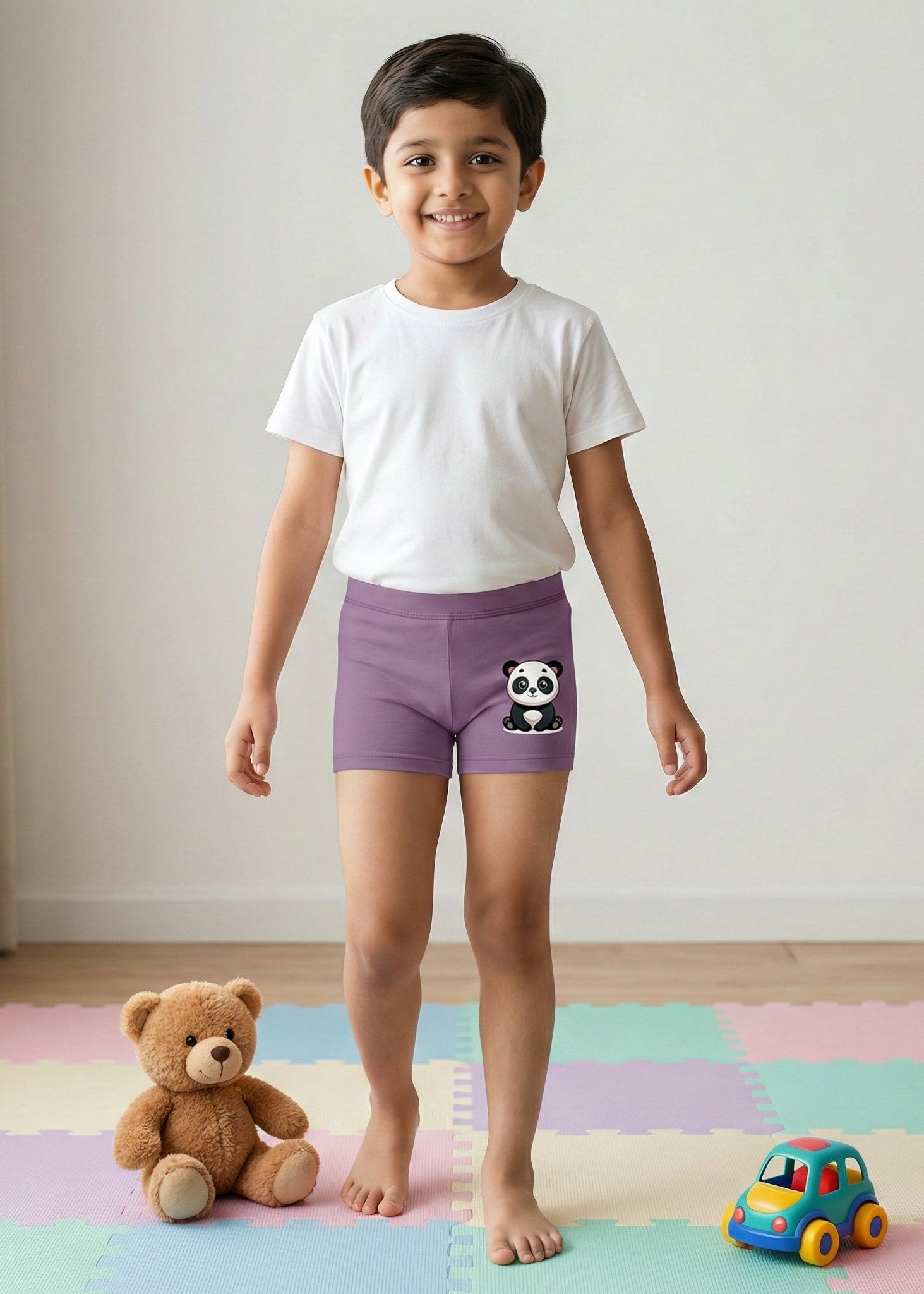 Kids Organic Bamboo Azo free Trunks-pack of 4