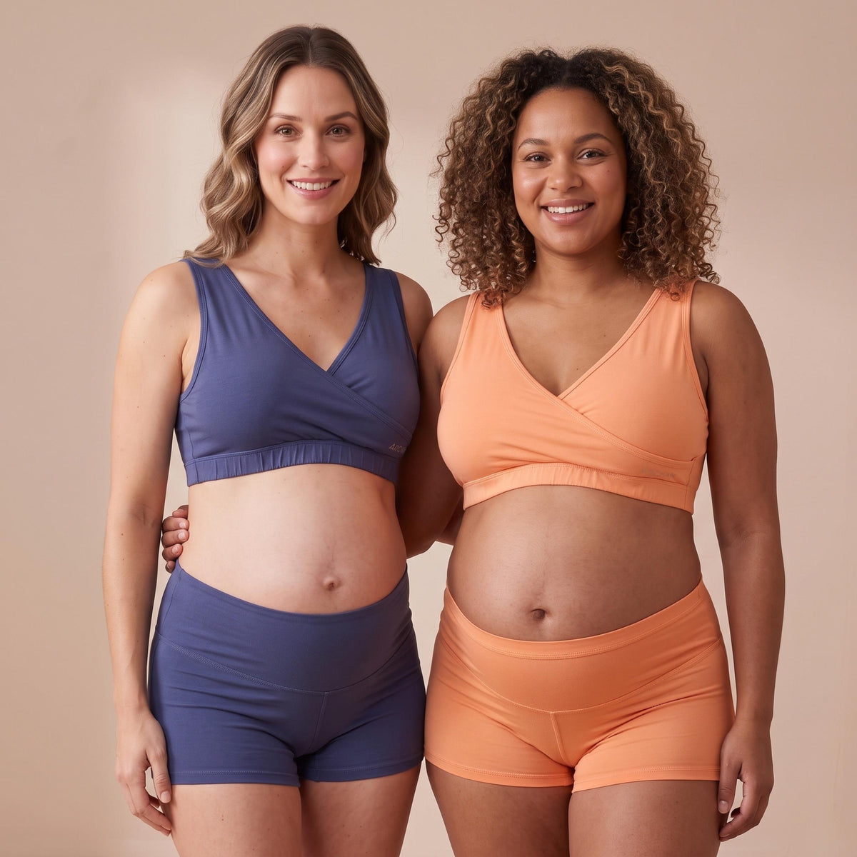Organic Bamboo Azo free Feeding Brazier for Women - Pack of 2