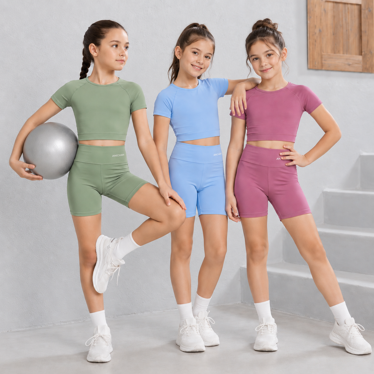 Organic Bamboo Azo free Kids Inner Shorties - Pack of 4