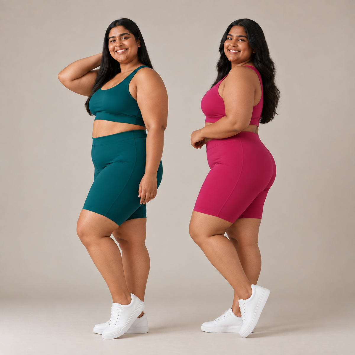 Organic Bamboo Azo free Plus Size Shorties for Women-pack of 2