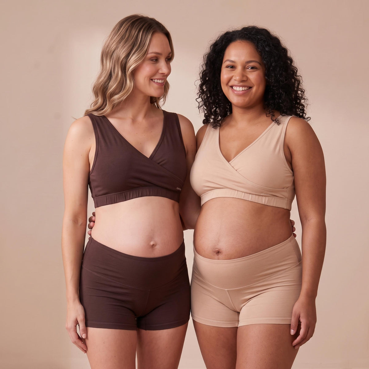 Organic Bamboo Azo free Feeding Brazier for Women - Pack of 2