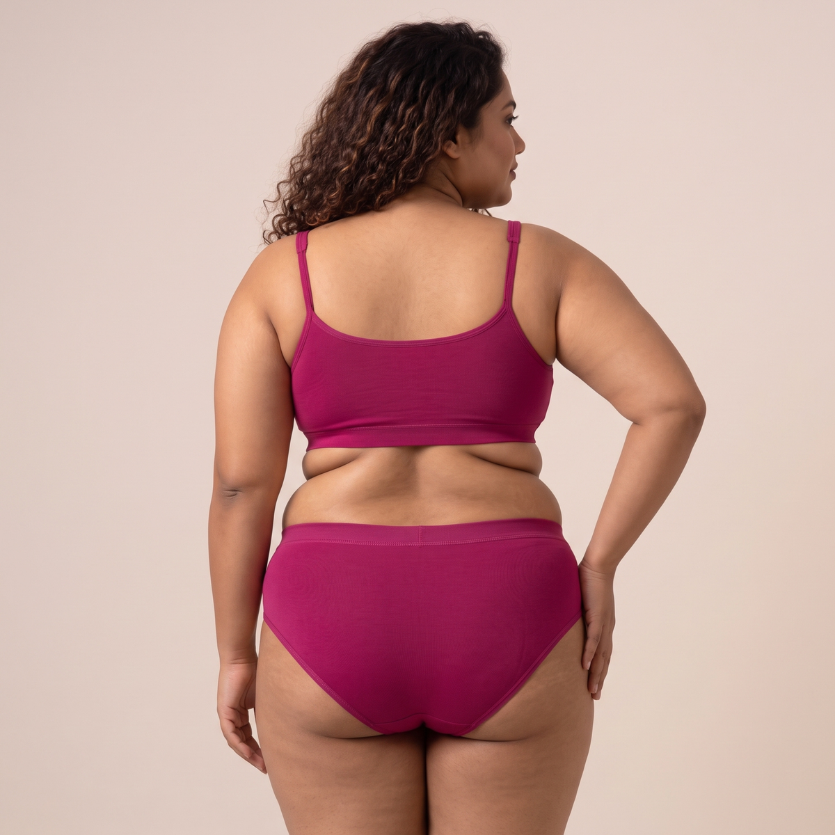 Organic Bamboo Azo free Plus Size Bikini Panties for Women-pack of 2