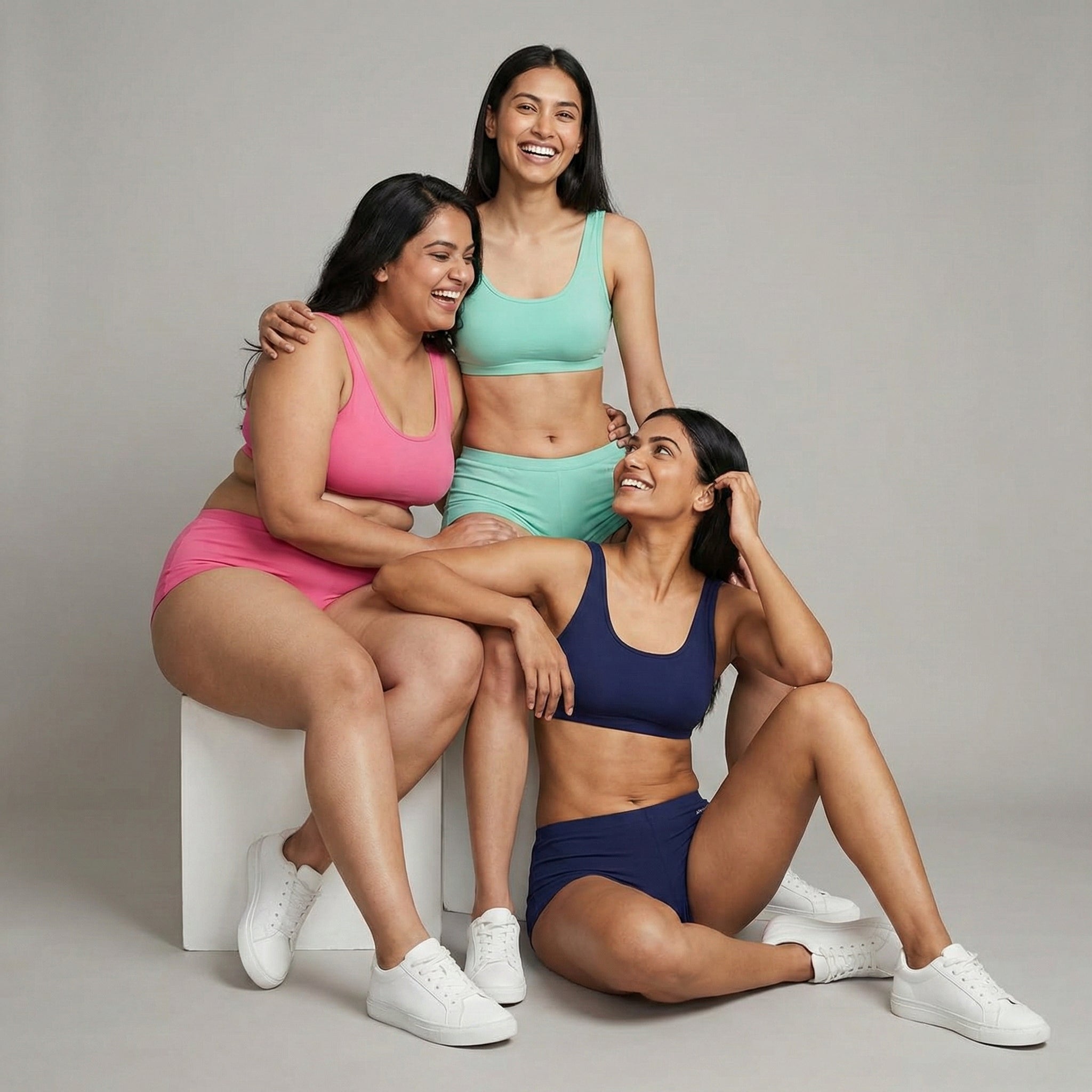 Organic Bamboo Azo free  Boy shorts for Women-pack of 3 - Color 2