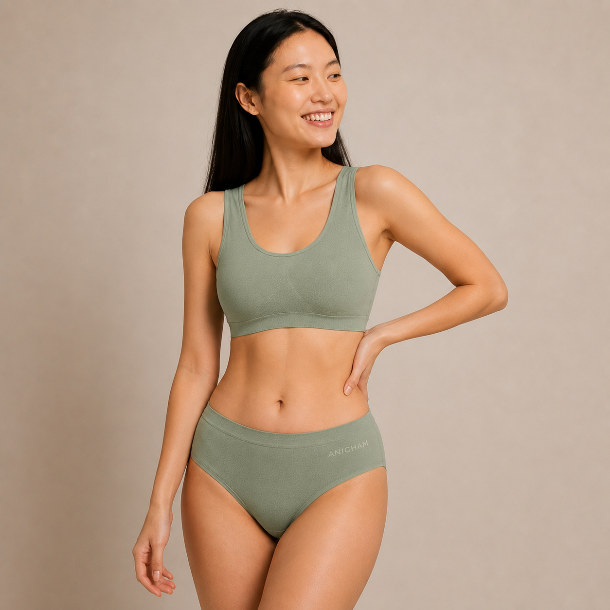 Organic Bamboo Azo free Hipster Panties for Women-pack of 3