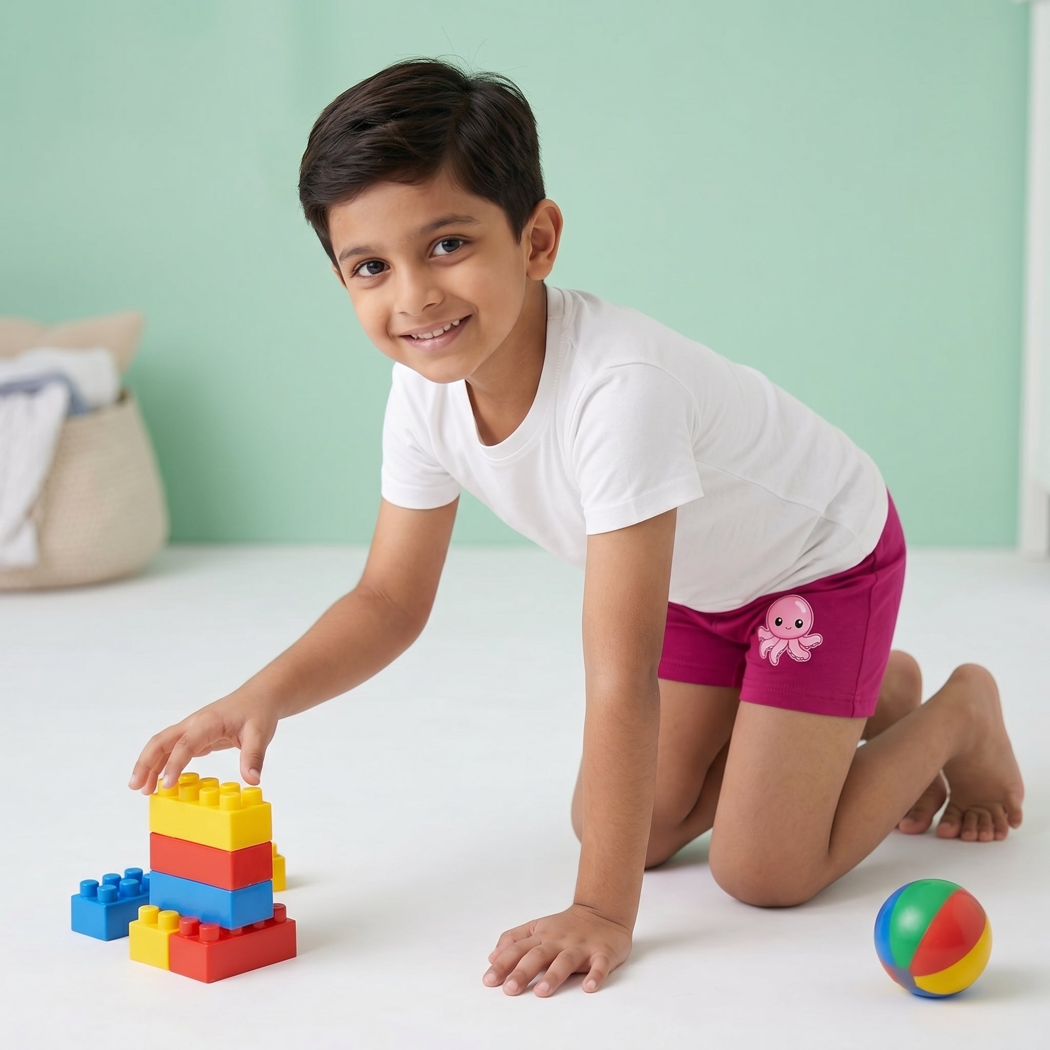 Kids Organic Bamboo Azo free Trunks-pack of 4