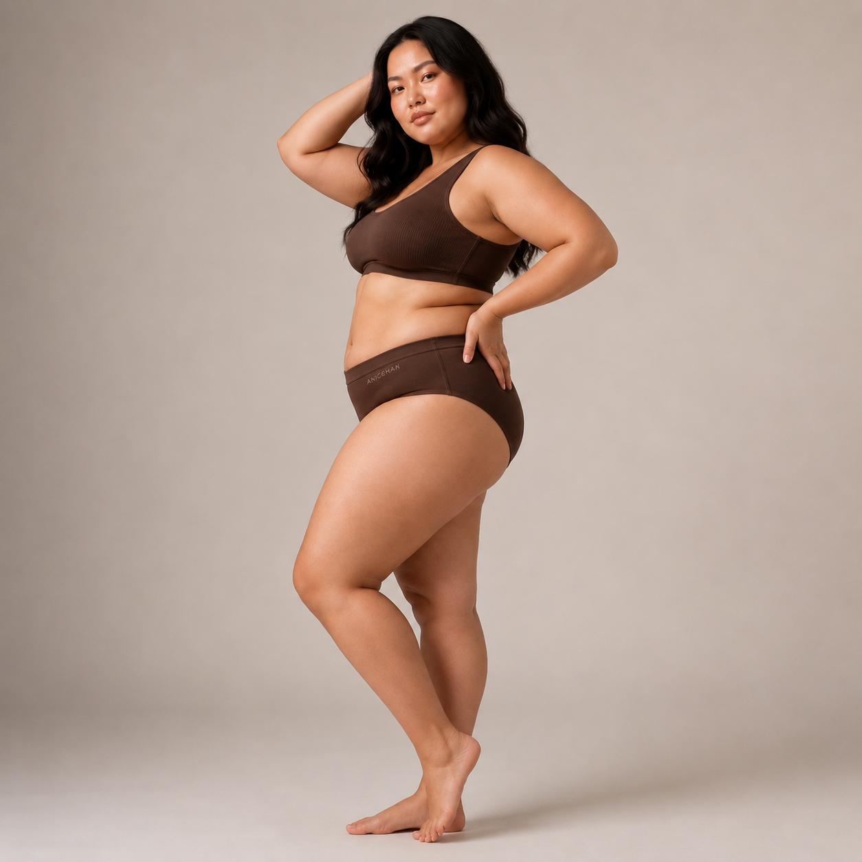 Organic Bamboo Azo free Plus Size Hipster Panties for Women-pack of 3
