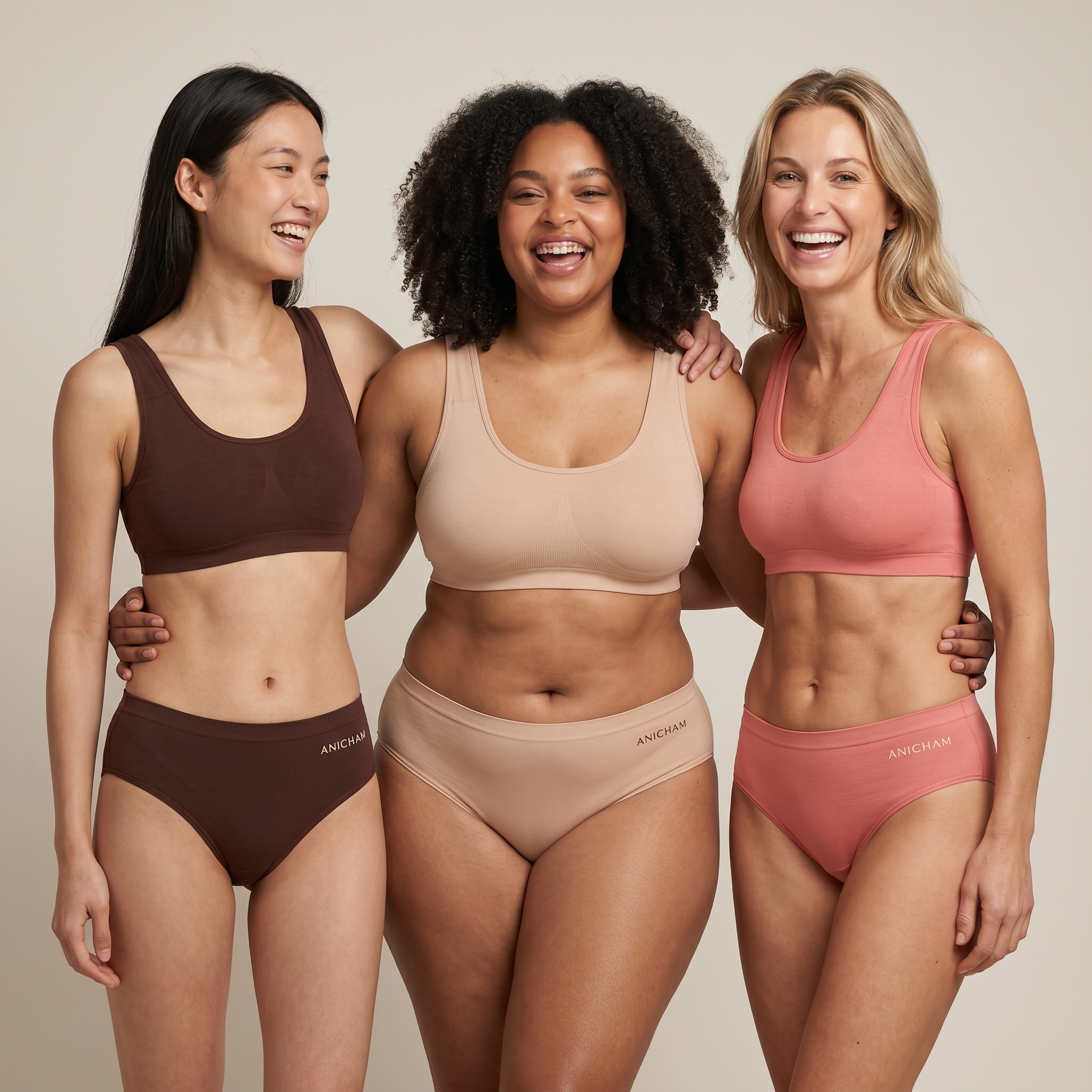Organic Bamboo Azo free Hipster Panties for Women-pack of 3