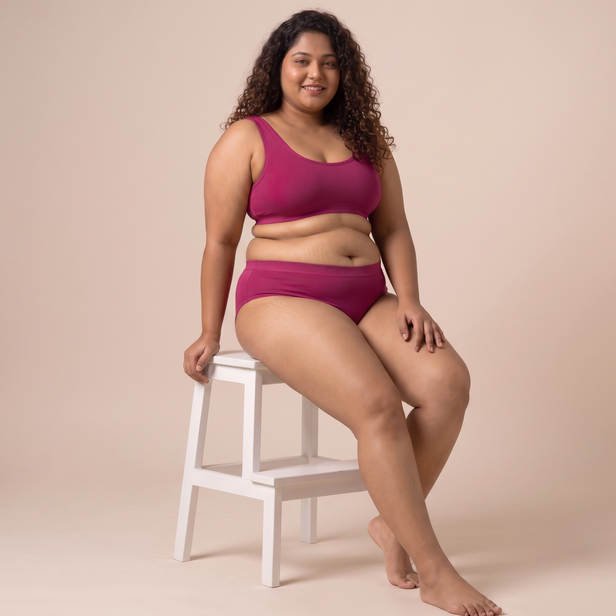 Organic Bamboo Azo free Plus Size Bikini Panties for Women-pack of 2