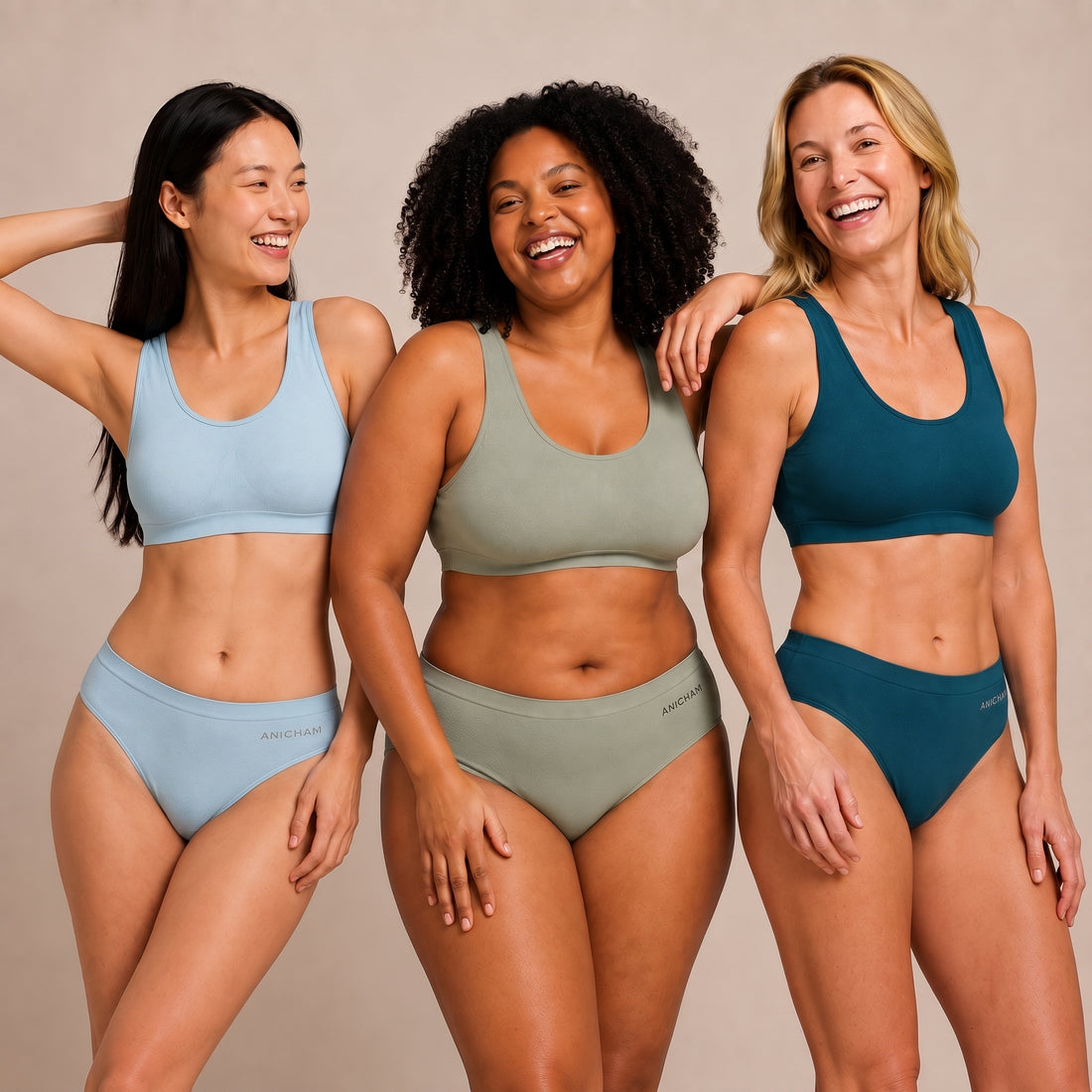 Organic Bamboo Azo free  bikini Panties for Women-pack of 3