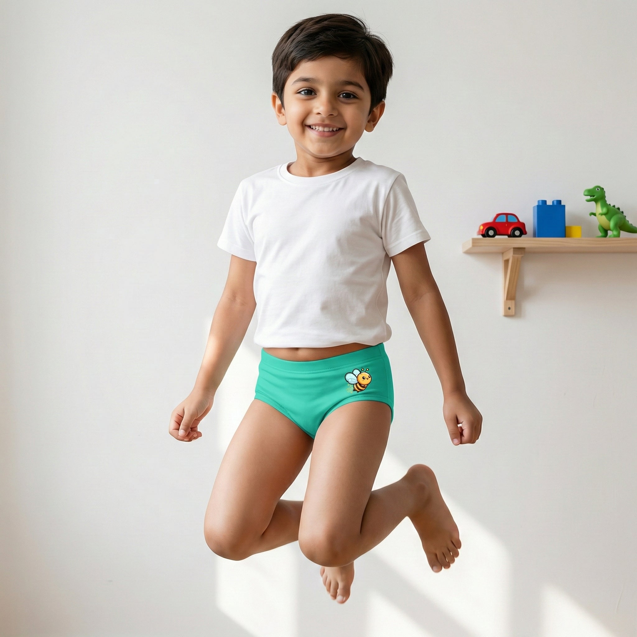 Kids Organic Bamboo Azo free Briefs-pack of 4