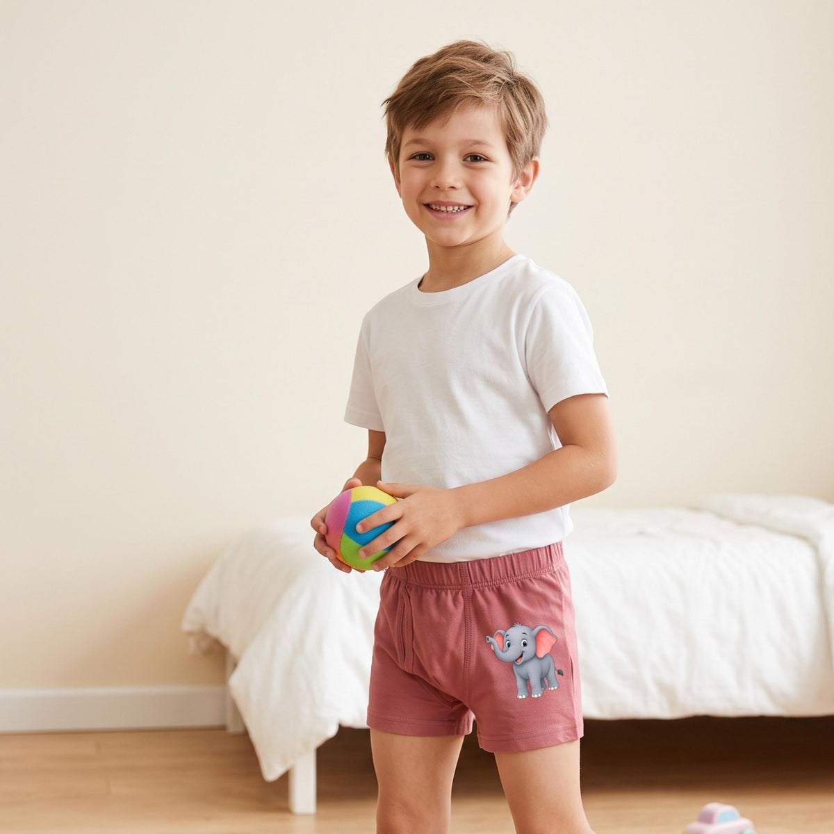 Organic Bamboo Azo free Boys Trunk - Pack of 4