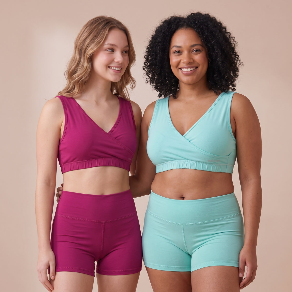 Organic Bamboo Azo free Lounge Brazier for Women - Pack of 2