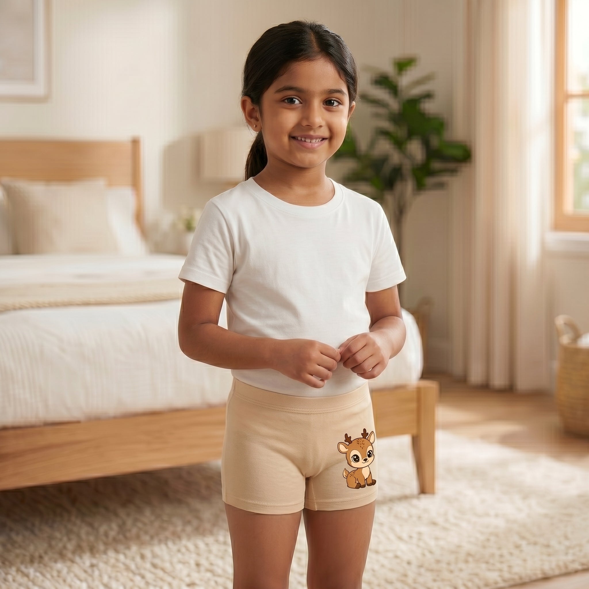 Kids Organic Bamboo Azo free Trunks-pack of 4