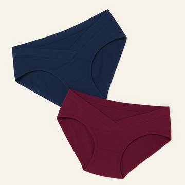 Organic Bamboo Azo free  Maternity Panties for Women-pack of 2