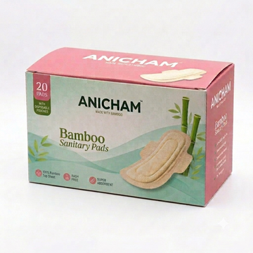 Bamboo sanitary pads - Pack of 20 with disposable pouches (XL)