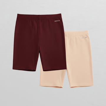 Organic Bamboo Azo free Shorties for Women-pack of 2
